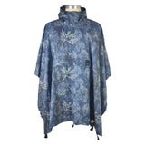 Blue camouflage hidden rain poncho,&nbsp;High quality rainwear