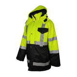 High-visibility Reflective Safety Parka with Reflective Tapes,ODM/OEMs