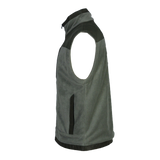 Wholesale factory men's stand collar fleece vest