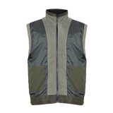 Wholesale factory men's stand collar fleece vest