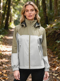 OEM, Women's colorblock waterproof jacket