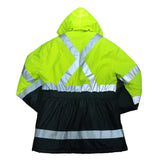 High-visibility Reflective Safety Parka with Reflective Tapes,ODM/OEMs