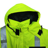 High-visibility Reflective Safety Parka with Reflective Tapes,ODM/OEMs