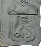 Wholesale factory men's multi pocket fishing vest